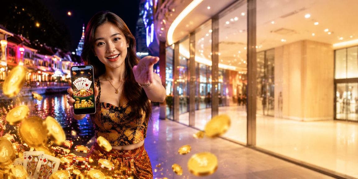 Kelab poker dalam talian di Melaka dengan pemain Melayu di latar