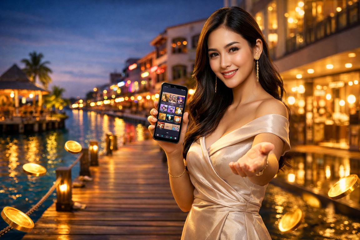 VIP players enjoying premium casino tables in Melaka in a luxurious setting