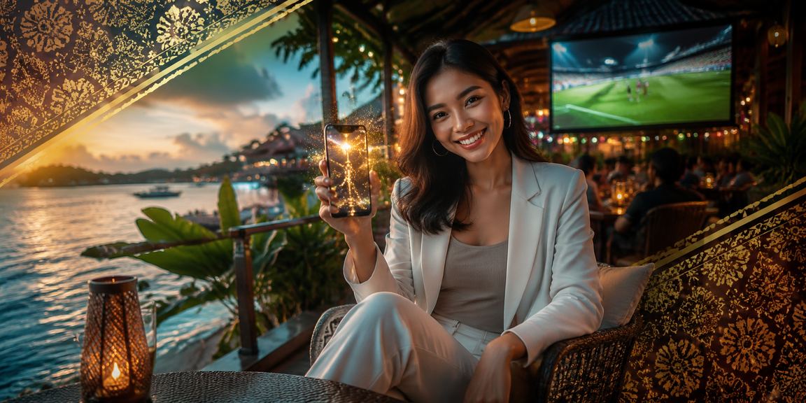 Mobile casino account registration with a Malaysian batik-pattern background